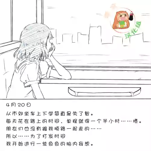 My Train Commute To School Was Boring, So I 坐车上学太无聊了所以我开始妄想自慰