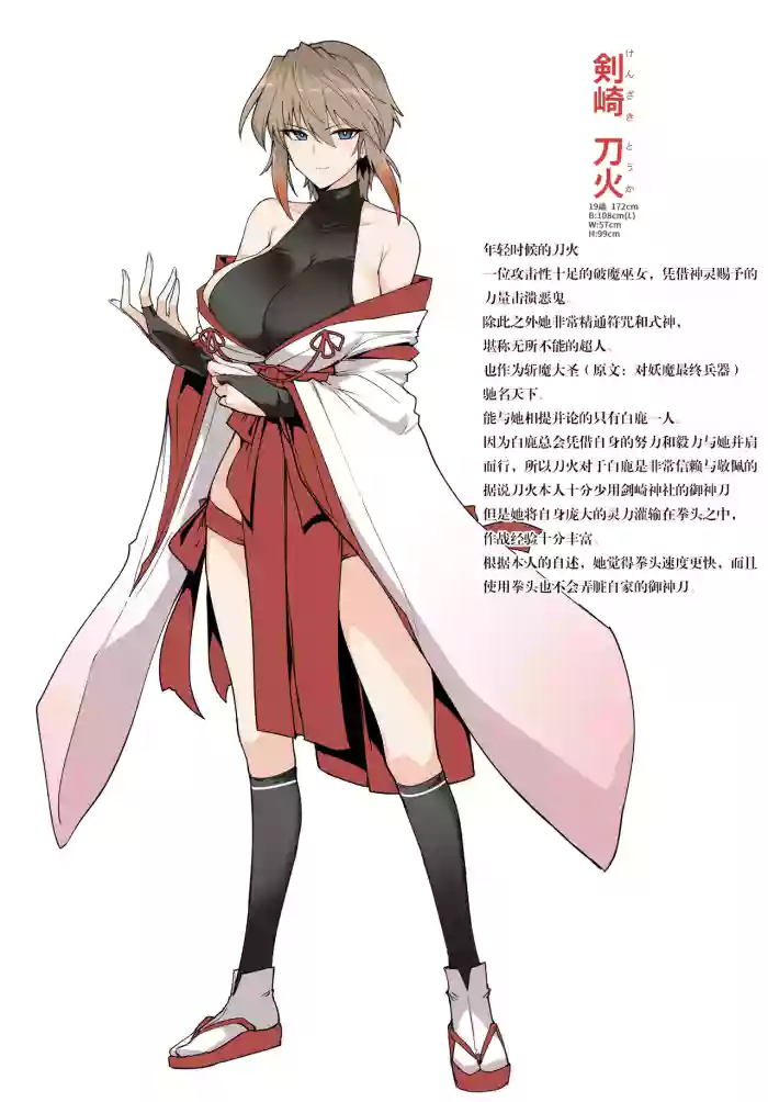 破魔の巫女ちょっと妄想キャラ設定（stp个人汉化） cover