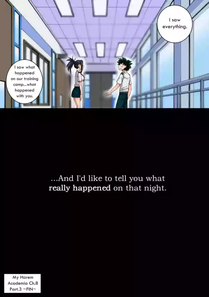 My Harem Academia Chapter 8 Part 3 Breaking into a broken heart cover