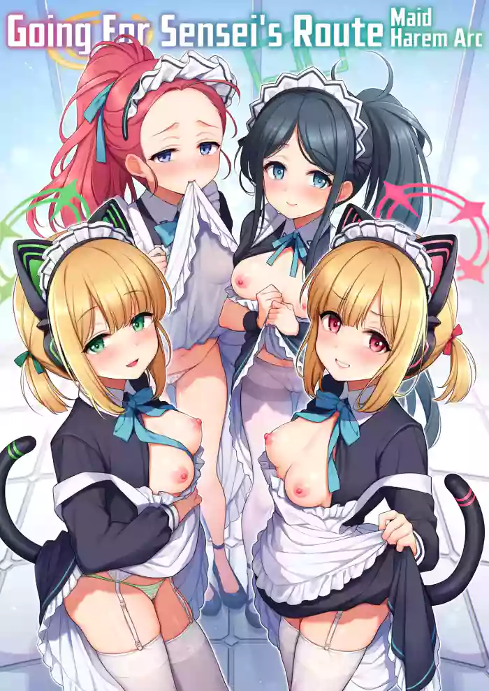 Sensei Kouryaku Game Maid Harem Hen | Going For Sensei's Route Maid harem arc cover