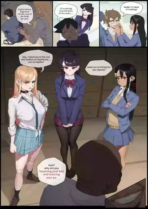 Kitagawa, Komi & Nagatoro BLACKED