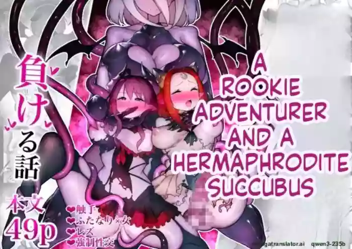 Kakedashi Boukensha Ga Futanari Inma Ni Makeru Hanashi cover