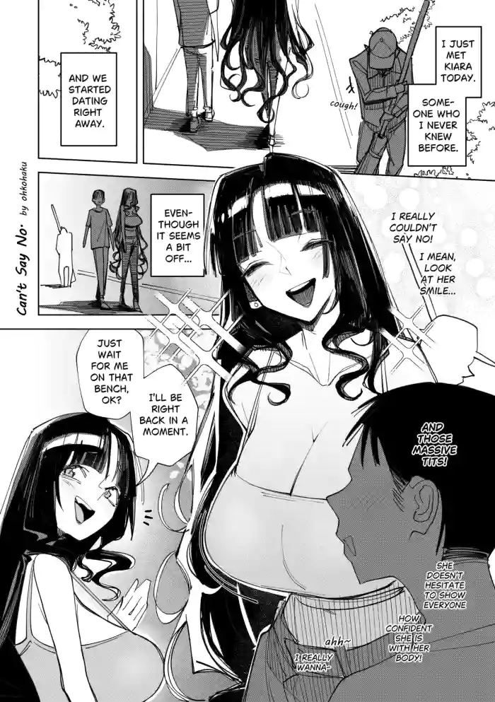 Can't Say No. cover