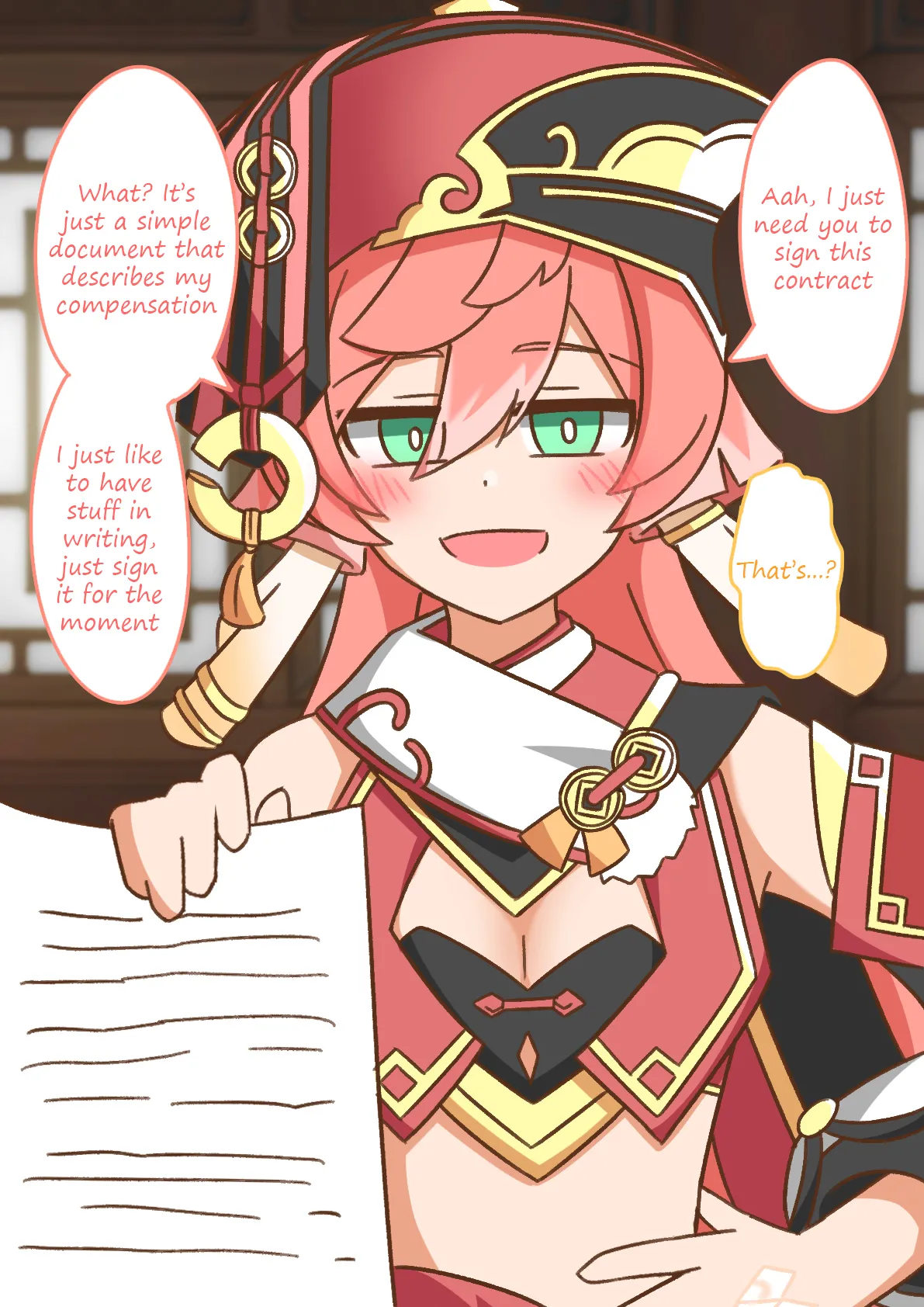 Yanfei to Keiyaku | Contract with Yanfei page 3 full