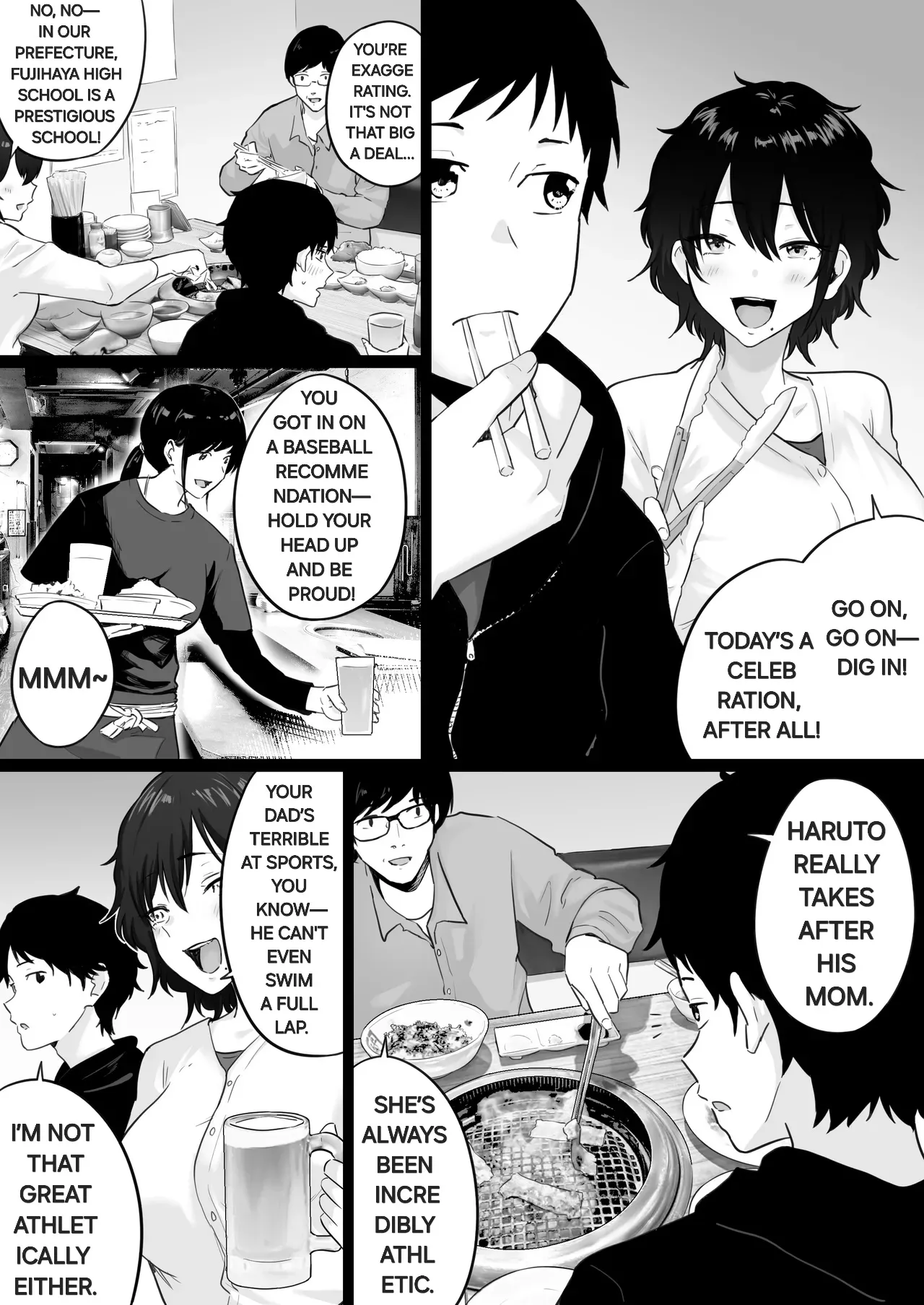 Daikirai na Yakyuubu Kantoku to Daisuki na Kaa-san no Sex wo Hitobanjuu Mita Yoru | The night i watched my beloved mother have sex with the baseball coach i hate! page 4 full