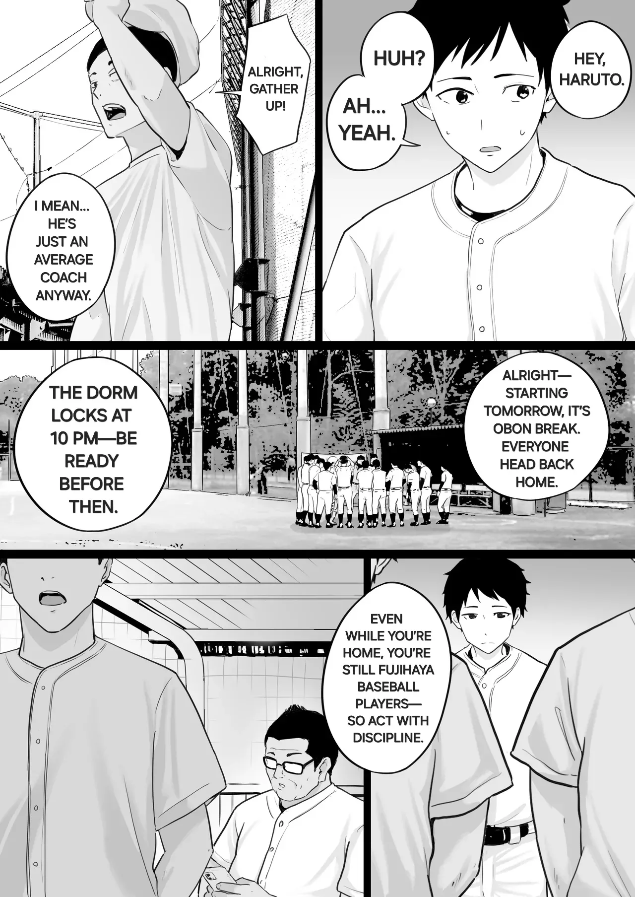 Daikirai na Yakyuubu Kantoku to Daisuki na Kaa-san no Sex wo Hitobanjuu Mita Yoru | The night i watched my beloved mother have sex with the baseball coach i hate! page 9 full
