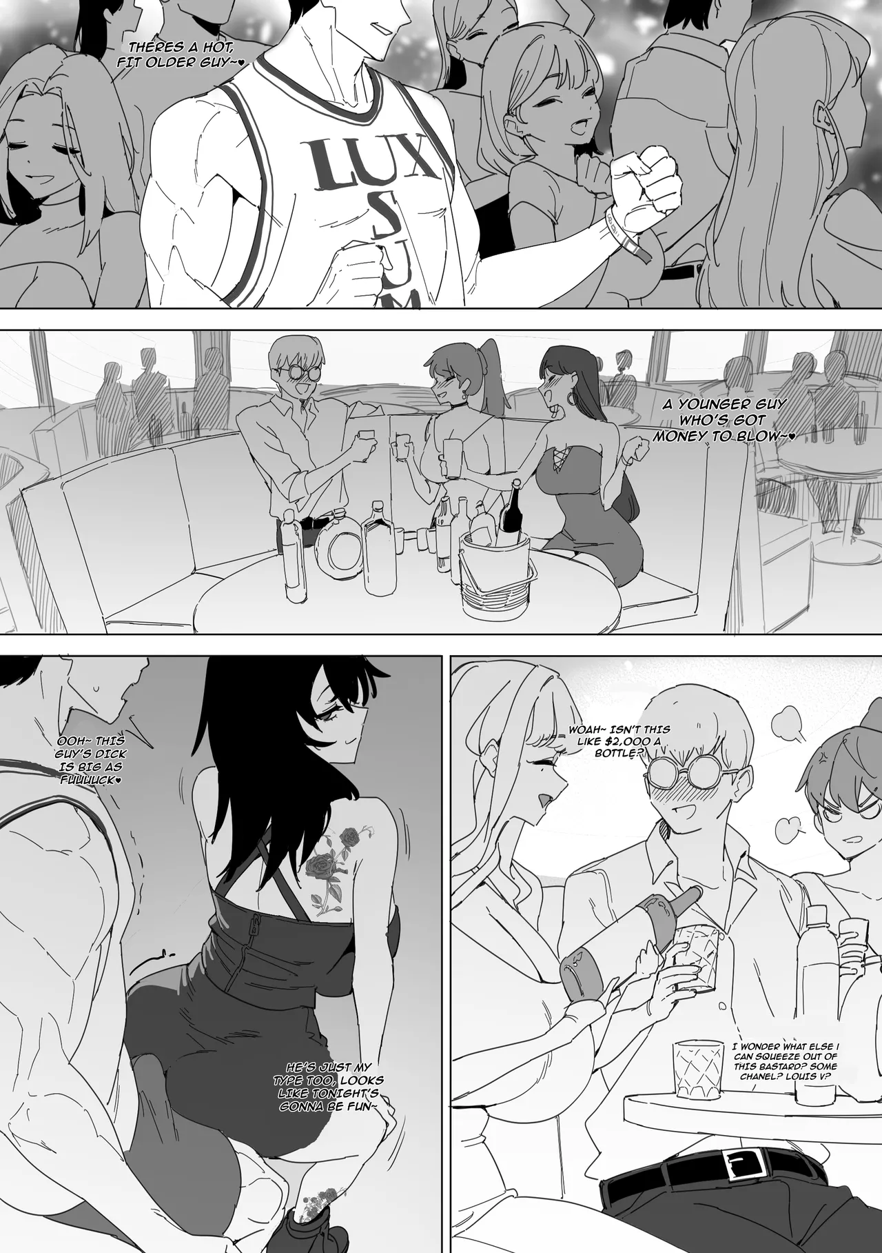 Slave Sisters ~Club Chapter 1~ page 3 full