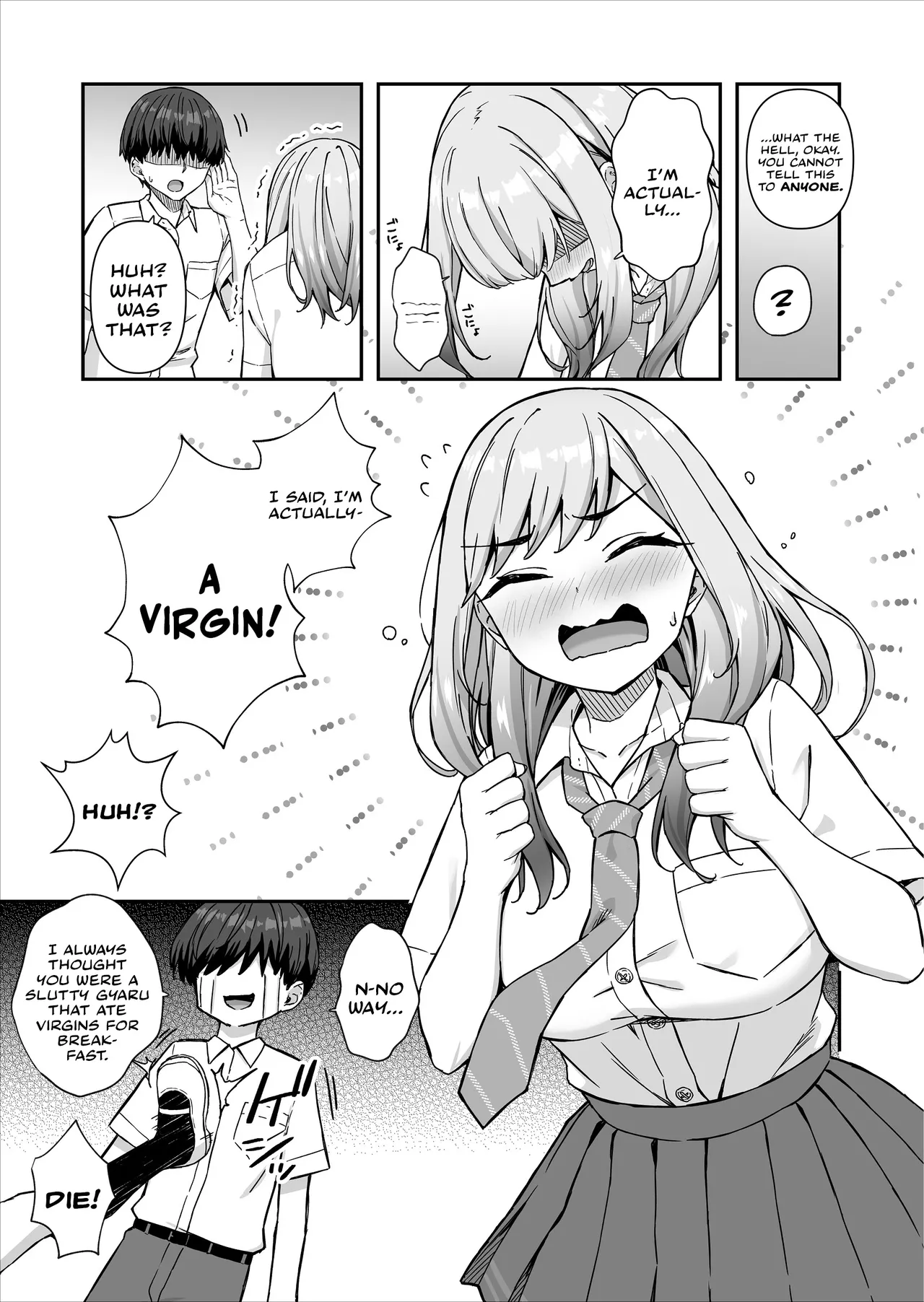 The Delinquent Gyaru That I Fantasize About Found Out! | Furyou Gal de Ero Mousou Shitetara Honnin ni Bareta Ken page 6 full