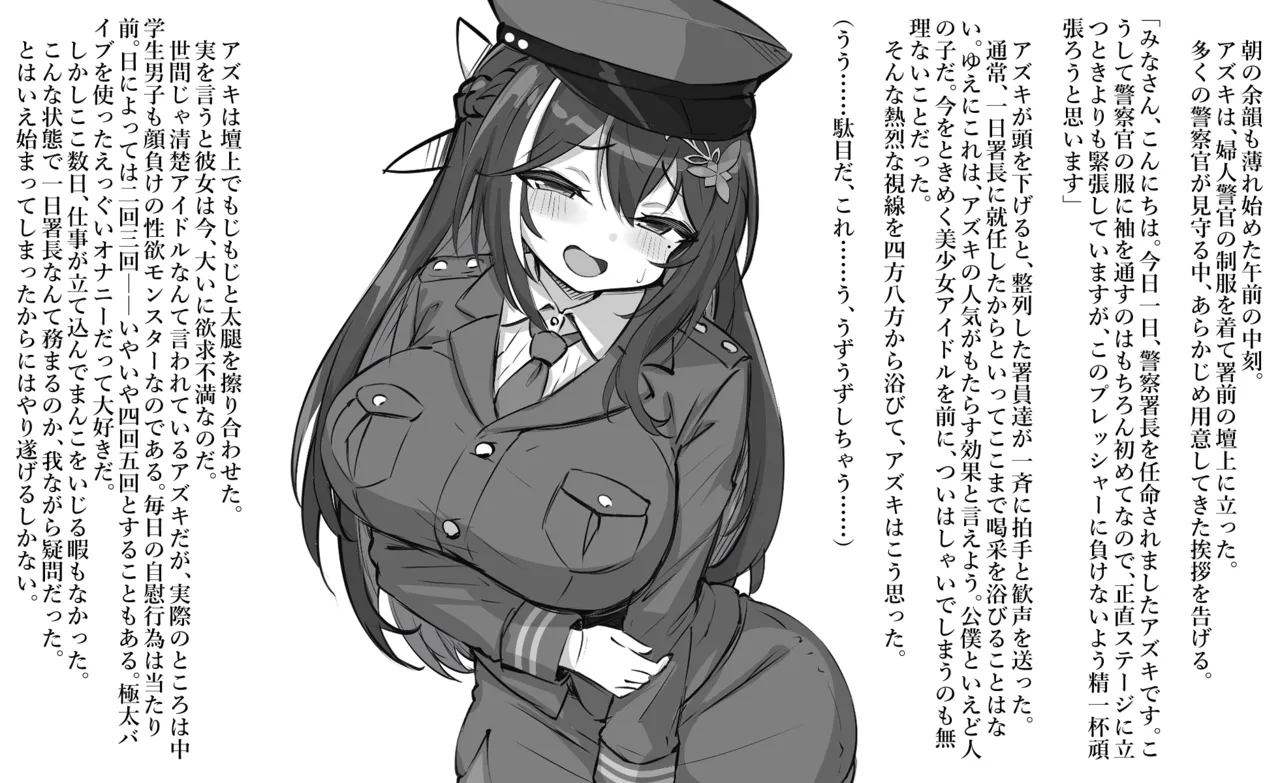 :痴女の本性を抑えられない欲求不満の一日署長 page 2 full