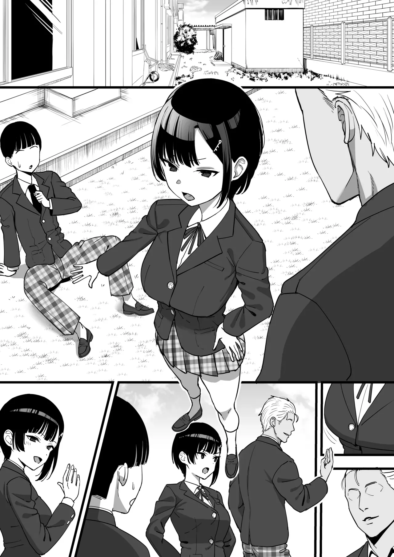 （ai渣翻）[Take Shinshi] Boku o Mamotte Kureta Tanomoshii Osananajimi, Makeru page 6 full