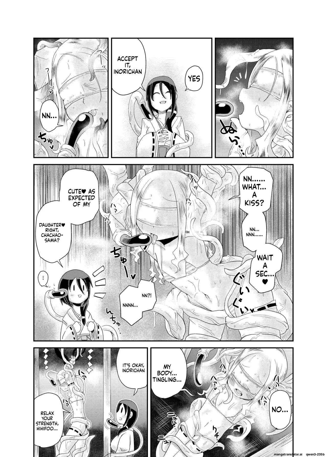 Shokushu No Koibito, Inori To Ai. | Tentacle Lover, Inori and Ai. page 4 full